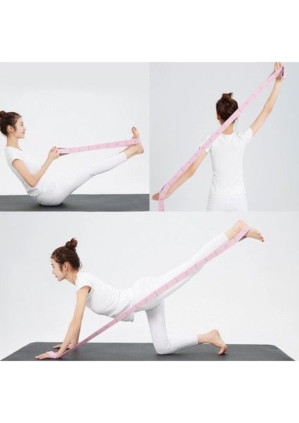 9 Pembe Tarzı Yoga Çekme Kayışı Kemer Elastik Latin Dansı Germe Bandı Döngü Yoga Pilates Gym Fitness Egzersiz Direnç Bantları (Yurt Dışından) indirimleri