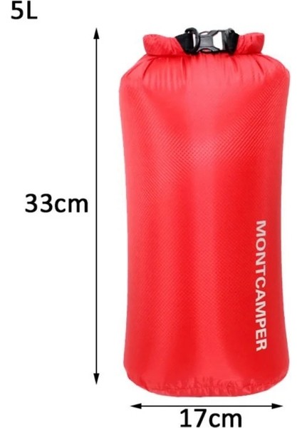 R 5l Stili 30D Suya Dayanıklı Kuru Çanta Naylon Ultralight Yüzme Trekking Saklama Torbaları Yelkenli Kano Tekne Gezisi Kamp Sal ​​için Su Direnci (Yurt Dışından)