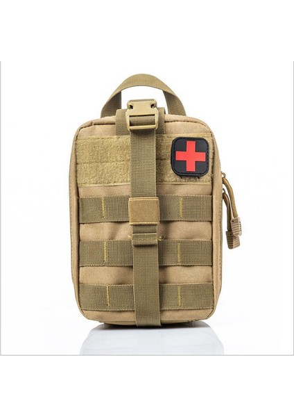Type4 Bronzluk Stili Taktik Molle Ilk Yardım Seti Tıbbi Çanta Edc Kılıfı Acil Kamp Survival Alet Çantası Paketi Açık El Feneri Turnike Kılıfı (Yurt Dışından)