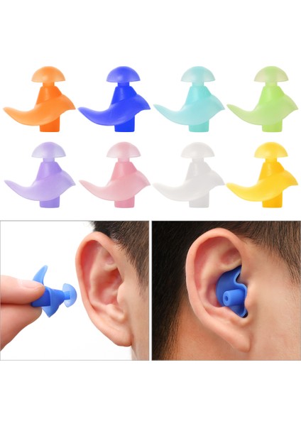 Turuncu Tarzı 1 Çift Dalış Yumuşak Silikon Su Geçirmez Kulak Tıkaçları Çevresel Toz Geçirmez Gürültü Önleyici Yetişkin Kulak Tıkacı Su Sporları Yüzme Aksesuarları (Yurt Dışından) fiyatları