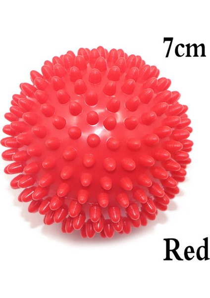 7cm-Kırmızı Tarzı 7cm7.5cm 9cm Dayanıklı Pvc Dikenli Yoga Masaj Topu Drenaj Noktası Fitness El Ayak Ağrısı Plantar Fasiit Rahatlatıcı Kirpi Topları (Yurt Dışından)