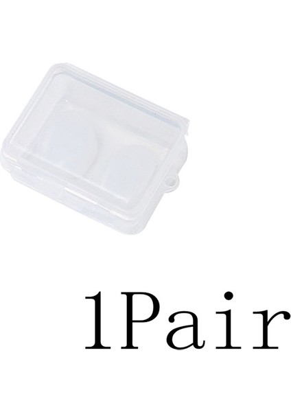 1 Çift Beyaz Stil Çift Yumuşak Kulak Tıkaçları Çevresel Silikon Çamur Su Geçirmez Toz Geçirmez Kulak Tıkaçları Dalış Su Sporları Yüzme Aksesuarları (Yurt Dışından)