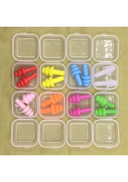 Mavi Stil 2 Çift Kutulu Konfor Yüzme Kulak Tıkaçları Profesyonel Silikon Yüzme Kulak Tıkaçları Gürültü Azaltma Silikon Yumuşak Kulak Tıkaçları (Yurt Dışından) fiyatları