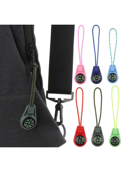 Açık Mavi Tarzı 2 Adet Edc Mini Pusula ile Fermuar Kuyruk Halat Paracord Bilezik Dişli Survival Anahtarlık Kamp Yürüyüş Cep Pusulalar Açık Aracı (Yurt Dışından) fiyatları