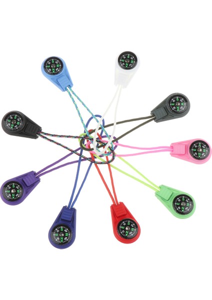 Açık Mavi Tarzı 2 Adet Edc Mini Pusula ile Fermuar Kuyruk Halat Paracord Bilezik Dişli Survival Anahtarlık Kamp Yürüyüş Cep Pusulalar Açık Aracı (Yurt Dışından) modelleri