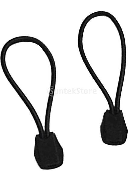 2x Dayanıklı Elastik Tüplü Dalış Dalış Şnorkel Solunum Tüpü Sabitleme Bungee Halat Şok Kordon Kravat Aşağı Kayış Değiştirme Aksesuarları (Yurt Dışından)