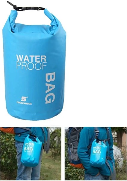 Gri Renk Stili Su Geçirmez Sırt Çantası Kuru Çanta L Ultra Hafif Su Geçirmez Pvc Çanta Kese Rafting Kamp Yürüyüş Yüzme Açık Hava Araçları Seyahat (Yurt Dışından) indirimleri