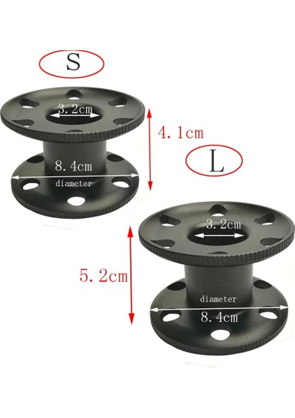 Mavil Tarzı 8.4cm Tüplü Dalış Parmak Makarası Boş Makara Sualtı Ekipmanları Teknik Batık Dalış Alüminyum (Yurt Dışından) modelleri