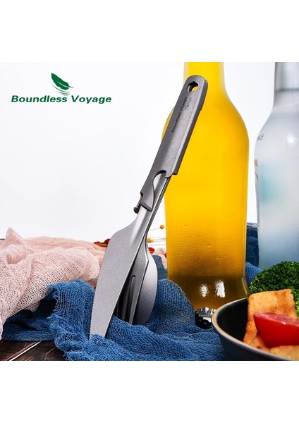 TI1066T Stili Sınırsız Yolculuk Tianyum Bıçak Çatal Kaşık Şişe Açacağı Seti Hafif Açık Kapalı Sofra Kampı Yeniden Kullanılabilir Çatal Bıçak Takımı (Yurt Dışından) fırsatları