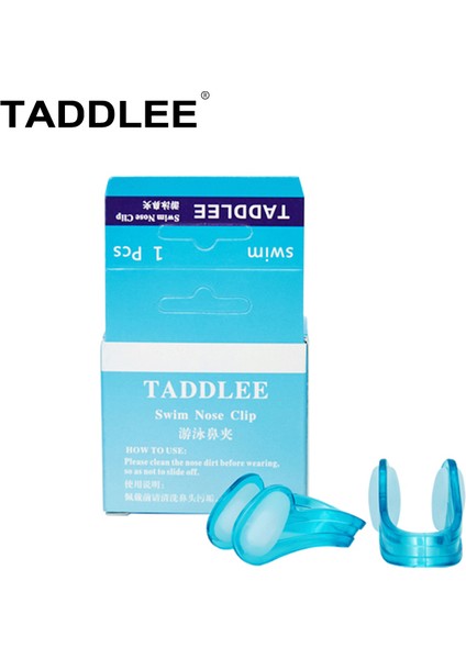 Kırmızı Stil Taddlee Yüzme Burun Klipleri Fişler Yetişkin Burun Koruması Rekabet Koruyucusu Su Geçirmez Silikon (Yurt Dışından)