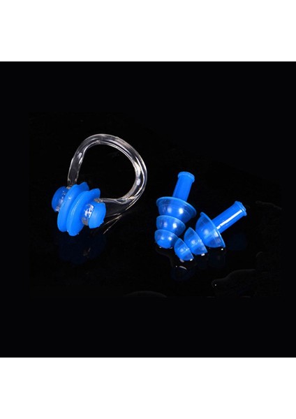 Siyah Stil Su Geçirmez Burun Klipsi Kulak Tıkacı Kulak Tıkaçları Yüzme Su Sporları Koruyucusu (Yurt Dışından) modelleri