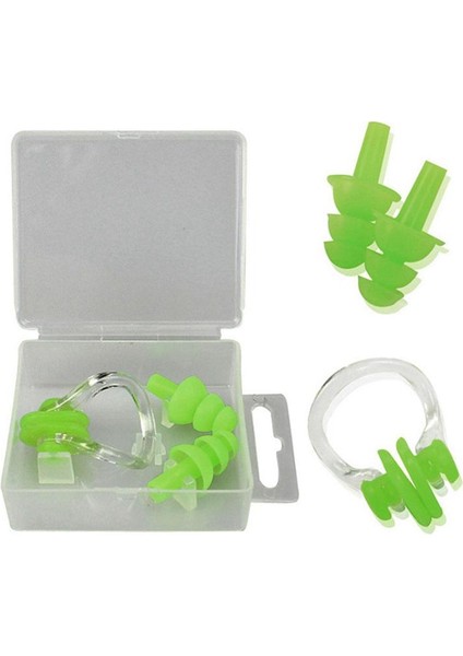 Siyah Stil Su Geçirmez Burun Klipsi Kulak Tıkacı Kulak Tıkaçları Yüzme Su Sporları Koruyucusu (Yurt Dışından) fırsatları