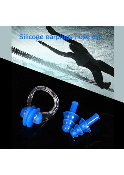 Siyah Stil Su Geçirmez Burun Klipsi Kulak Tıkacı Kulak Tıkaçları Yüzme Su Sporları Koruyucusu (Yurt Dışından) indirimleri