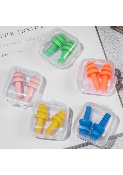 Turuncu Tarzı Yumuşak Silikon Kulak Tıkaçları Yetişkinler Için Su Geçirmez Yüzme Kulak Tıkaçları Çocuklar Dalış Su Sporları Yüzme Aksesuarları (Yurt Dışından) indirimleri