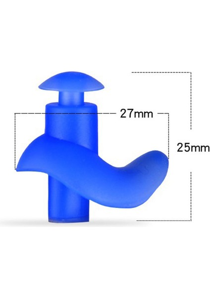 Mavi Stil Yumuşak Kulak Tıkaçları Silikon Su Geçirmez Kulak Tıkacı Toz Geçirmez Kulak Çevresel Spor Fişleri Dalış Su Sporları Yüzme Havuzu Aksesuarları (Yurt Dışından) indirimleri