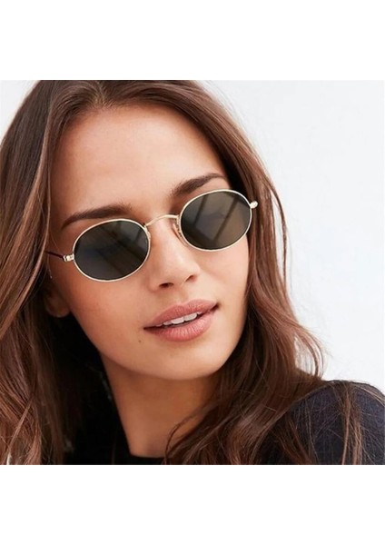 Altın-Kırmızı Tarzı Retro Alaşım Güneş Gözlüğü Kadın Metal Yuvarlak Güneş Gözlüğü Kadın Vintage Oval Güneş Gözlükleri Erkekler Için Lüks Tasarımcı Gafas De Sol (Yurt Dışından) fırsatları