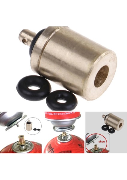 1 Adet Gaz Dolum Adaptörü Açık Kamp Sobası Gaz Silindiri Gaz Tankı Gaz Er Aksesuarları Yürüyüş Şişirmek Bütan Teneke Kutu (Yurt Dışından) fırsatları