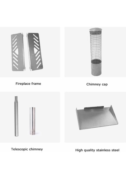Antiflaming Kumaş B Tarzı Taşınabilir Kamp Çadırı Odun Sobası Aksesuarları Odun Sobası Çerçeve Baca Kapağı Aracı Yürüyüş Pişirme Odun Sobası Aksesuarı (Yurt Dışından) indirimleri