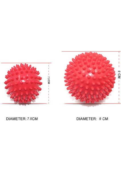 9cm-Mavi Tarzı 7cm7.5cm 9cm Dayanıklı Pvc Dikenli Yoga Masaj Topu Drenaj Noktası Fitness El Ayak Ağrısı Plantar Fasiit Rahatlatıcı Kirpi Topları (Yurt Dışından) modelleri