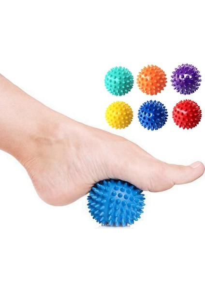 9cm-Mavi Tarzı 7cm7.5cm 9cm Dayanıklı Pvc Dikenli Yoga Masaj Topu Drenaj Noktası Fitness El Ayak Ağrısı Plantar Fasiit Rahatlatıcı Kirpi Topları (Yurt Dışından) fırsatları