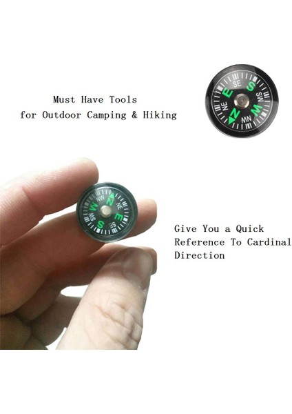 10 Adet Tarzı Paracord Bilezik Için Sert Kabuk Dolgulu Mini Pusula Açık Hava Kampı Yürüyüş Hayatta Kalma Pusulası Için Watch Band (Yurt Dışından) modelleri