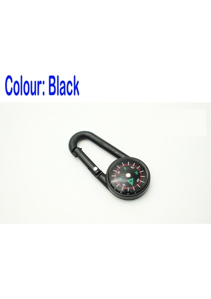 Pxcompasssiyah Stili Asılı Toka Tarzı Taşıma Hafif Pusula Açık Seyahat Dağcılık Bisiklete Binme Macera Kampı Için Uygundur (Yurt Dışından)