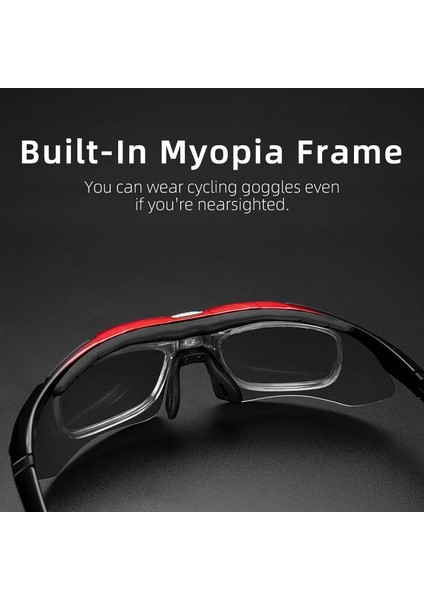 NO.10003 Stili NO.10001 Boyutu Rockbros Polarize Spor Gözlükleri Erkek Güneş Gözlüğü Yol Bisikleti Gözlükleri Dağ Bisikleti Gözlükleri Gözlük Gözlükleri 5 Lens Mtb Gözlükleri (Yurt Dışından)