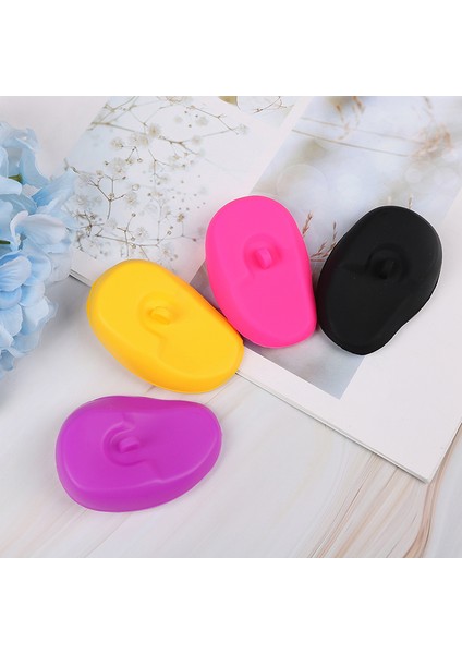 Mor Tarzı Alon Saç Boyası Silikon Kulak Koruyucu Kalkan Berber Dükkanı Anti-Boyama Earmuffs Kulaklar Dalış Duş Anti-Gürültü Uyku Kulak Tıkacı (Yurt Dışından) indirimleri
