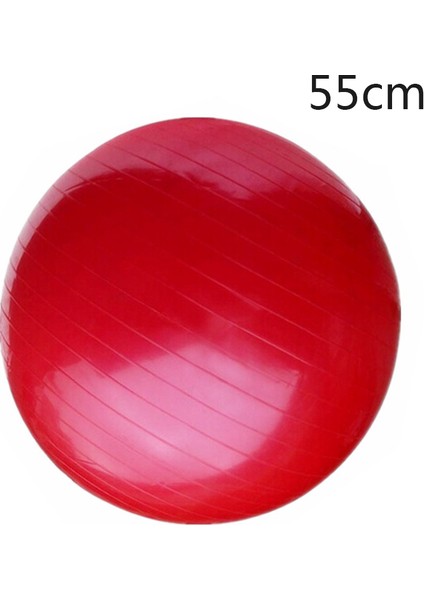 Kırmızı 55CM Tarzı cm Yoga Topu Fitness Ebelik Pvc Top Pilates Denge Topu Jimnastik Hamile Kadın Teslimat Egzersizi (Yurt Dışından)