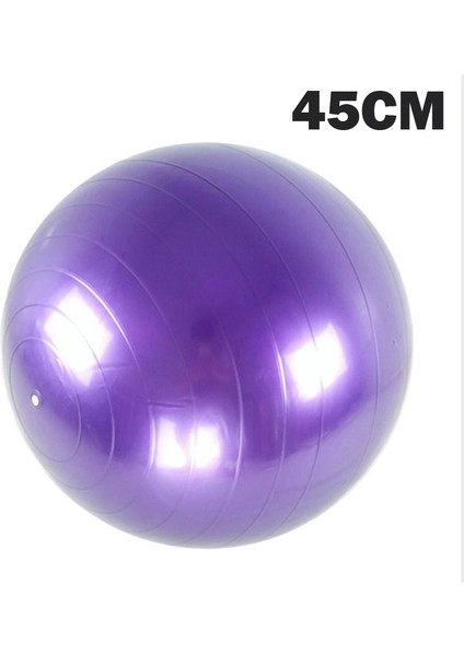 45CM Mor Tarzı Yoga Topları Pilates Fitness Salonu Masaj Noktası Denge Fitball Egzersiz Egzersiz Topu cm (Yurt Dışından)