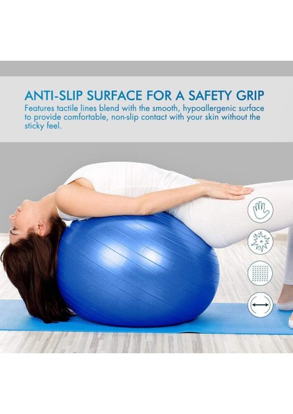 45CM Mor Tarzı Yoga Topları Pilates Fitness Salonu Masaj Noktası Denge Fitball Egzersiz Egzersiz Topu cm (Yurt Dışından) fiyatları