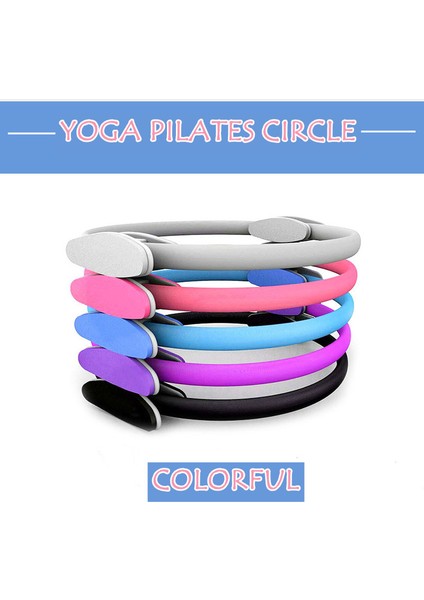 Pembe Tarzı Magic Ring Circle Yoga Pilates Spor Fitness Kinetik Direnç Spor Salonu Egzersiz Aksesuarları Ekipman (Yurt Dışından) fırsatları