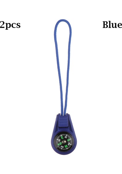 Mavi Stil Fermuar Kuyruk Halat Cep Pusulalar Edc Mini Paracord Bilezik Dişli Için Survival Pusula Kamp Yürüyüş Açık Aracı (Yurt Dışından)
