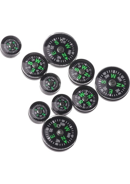 1.2cm 10 Adet Tarzı Ortable Mini Kamp Yürüyüş Kuzey Navigasyon Elde Taşınabilir Doğru Pusula Hayatta Kalma Pusulaları Düğme Tasarımı Pratik Rehber (Yurt Dışından) modelleri