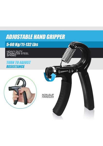 Yeşil Stil 5pcset Gym Fitness Ayarlanabilir El Kavrama Seti Parmak Önkol Gücü Kas Kurtarma Ağır El Tutucu Egzersiz Eğitmeni (Yurt Dışından) fiyatları