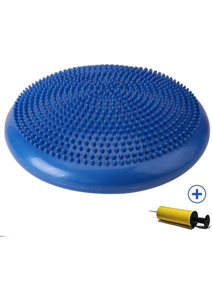 Menekşe Tarzı 33CM Dayanıklı Şişme Yoga Masaj Topu Pedi Evrensel Spor Salonu Fitness Yoga Wobble Stabilite Denge Diski Yastık Yoga Topu (Yurt Dışından)