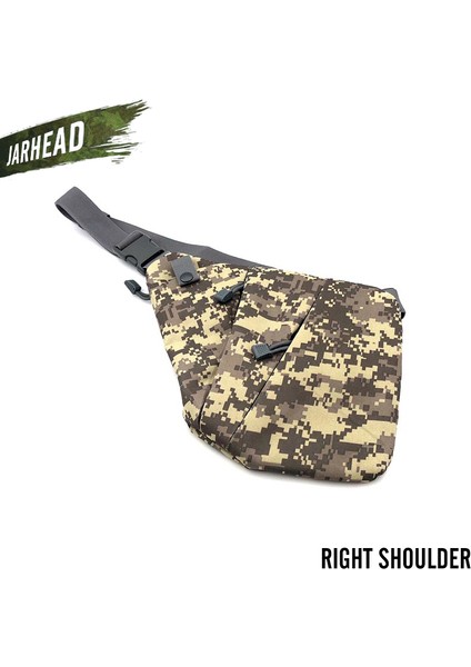 Acu-Sağomuz Stili Açık Taktik Depolama Tabancası Kılıf Omuz Çantaları Erkekler Anti-Hırsızlık Göğüs Çanta Naylon Spor Avcılık Crossbody Tabanca Çantası (Yurt Dışından)