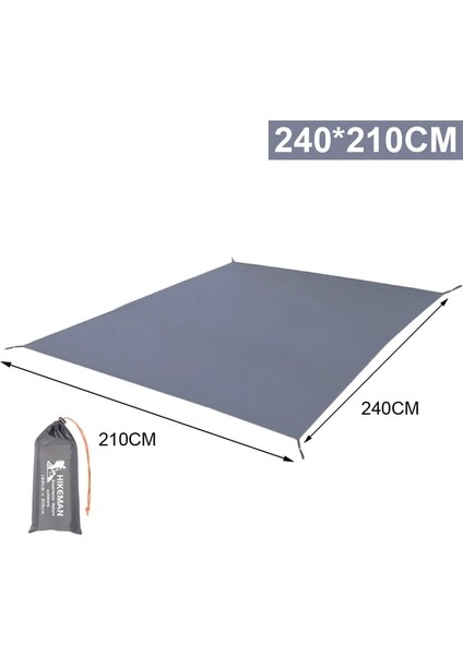 No.5 Tarzı Açık Hava Suya Dayanıklı Kamp Tarp Kalın Mat Güneş ve Yağmur Koruma Çadırı Kamp Yürüyüşü Için Muşamba Ayak Izleri (Yurt Dışından)