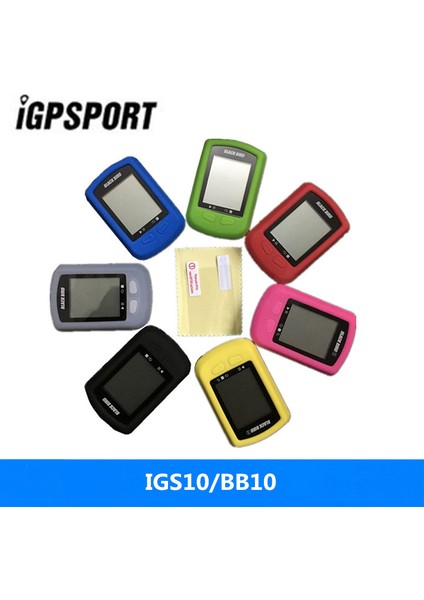 IGS10 BB10 Beyaz Stil Igpsport IGS10, Black Bırd BB10 BB10S Blackbird Gps BB10 Için Evrensel Bisiklet Jel Kılıfı ve Ekran Koruyucu (Yurt Dışından)