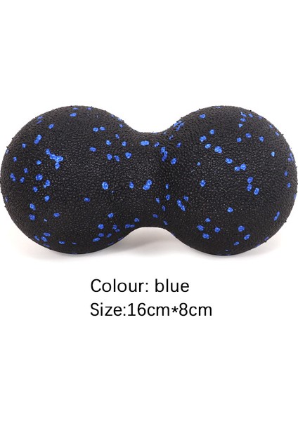 Mavi Stil Tcmhealth Fıstık Fitness Masaj Topu Seti Yoga Silindiri Çift Lakros Hareketlilik Topu Backneckfoot Hareketlilik Topu Derin Doku (Yurt Dışından)