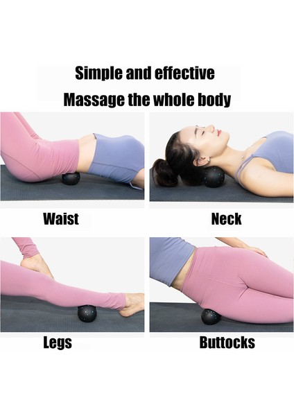 Mavi Stil Tcmhealth Fıstık Fitness Masaj Topu Seti Yoga Silindiri Çift Lakros Hareketlilik Topu Backneckfoot Hareketlilik Topu Derin Doku (Yurt Dışından) modelleri