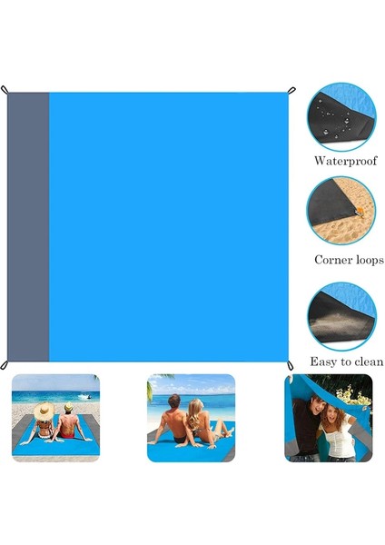 Turuncu Tarzı 140CM x 200CM Su Geçirmez Kamp Mat Plaj Battaniyesi Açık Taşınabilir Hafif Mattreknic Battaniye Turizm Zemin Halı Katlanır Çadır (Yurt Dışından) fiyatları