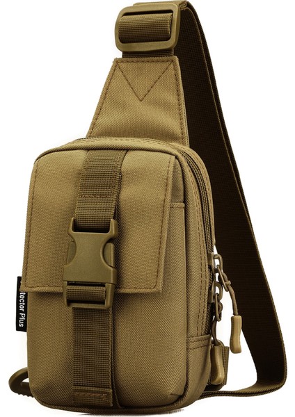 Ten Rengi Taktik Göğüs Çanta Askeri Trekking Paketi Edc Spor Çanta Omuz Çantası Crossbody Paketi Yürüyüş Bisiklet Kamp Için Saldırı Kılıfı (Yurt Dışından)