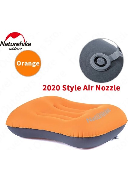2020 Stil-Turuncu Stili Naturehike Taşınabilir Şişme Yastık Seyahat Ultra Hafif Hava Yastığı Boyun Yastığı Kamp Uyku Teçhizatı Hızlı Kullanım Tpu Nh-Z (Yurt Dışından)