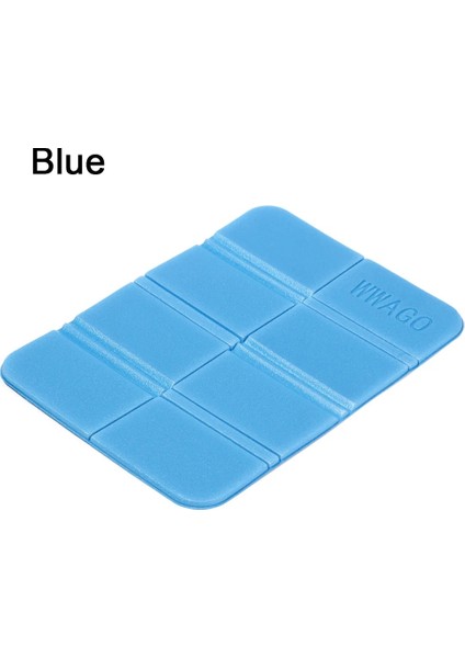 Mavi Su Geçirmez Ultra Hafif Katlanabilir Oturma Pedleri Kamp Koltuk Pedi Neme Dayanıklı Minder Şilte Kamp Minderi Koltuk (Yurt Dışından)