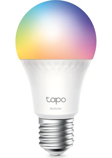 Tapo L535E, Matter Wi-Fi LED Akıllı Ampul, Çok Renkli,  8,6W, Enerji Izleme, Apple Homekits, Amazon Alexa ve Google Home ile Çalışır, Renk Değiştirilebilir, Hub Gerekmez