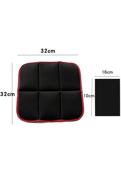 Red-Black Mat Style Vılead Pvc Açık Mtting Mat Taşınabilir Katlanır Yastık Kalın Ultralight Pad Plaj Paspasları Rugcamping Kamp Ekipmanları (Yurt Dışından)