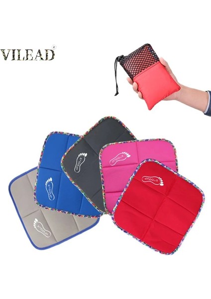 Red-Black Mat Style Vılead Pvc Açık Mtting Mat Taşınabilir Katlanır Yastık Kalın Ultralight Pad Plaj Paspasları Rugcamping Kamp Ekipmanları (Yurt Dışından) fiyatları