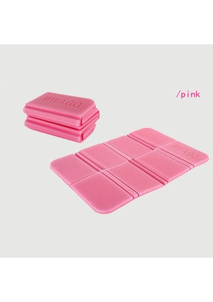 Pembe Tarzı Katlanabilir Açık Seyahat Mat Neme Dayanıklı Yastık Taşınabilir Kamp Yürüyüş Ped Yemek Yumuşak Su Geçirmez Plaj Sandalye Minderi (Yurt Dışından)