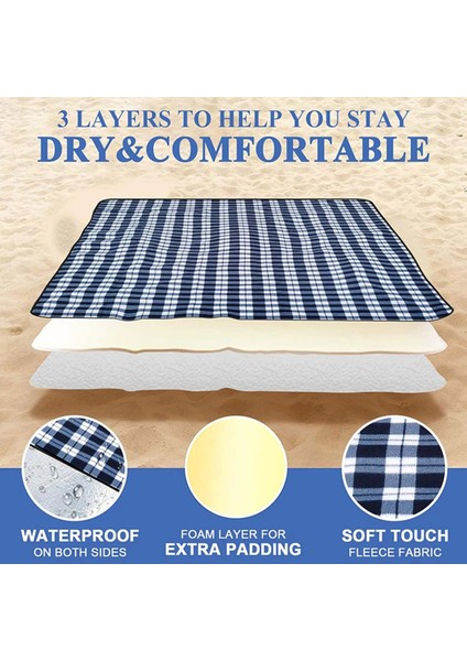 Bir Stil Su Geçirmez Cep Plaj Battaniyesi Katlanır Kamp Mat Taşınabilir Hafif Mat Açık Mat Plaj Neme Dayanıklı Ped (Yurt Dışından) indirimleri